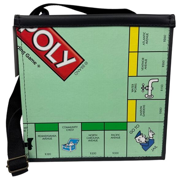 Red Barn Collections Monopoly Board Purse, NWT - Picture 3 of 12